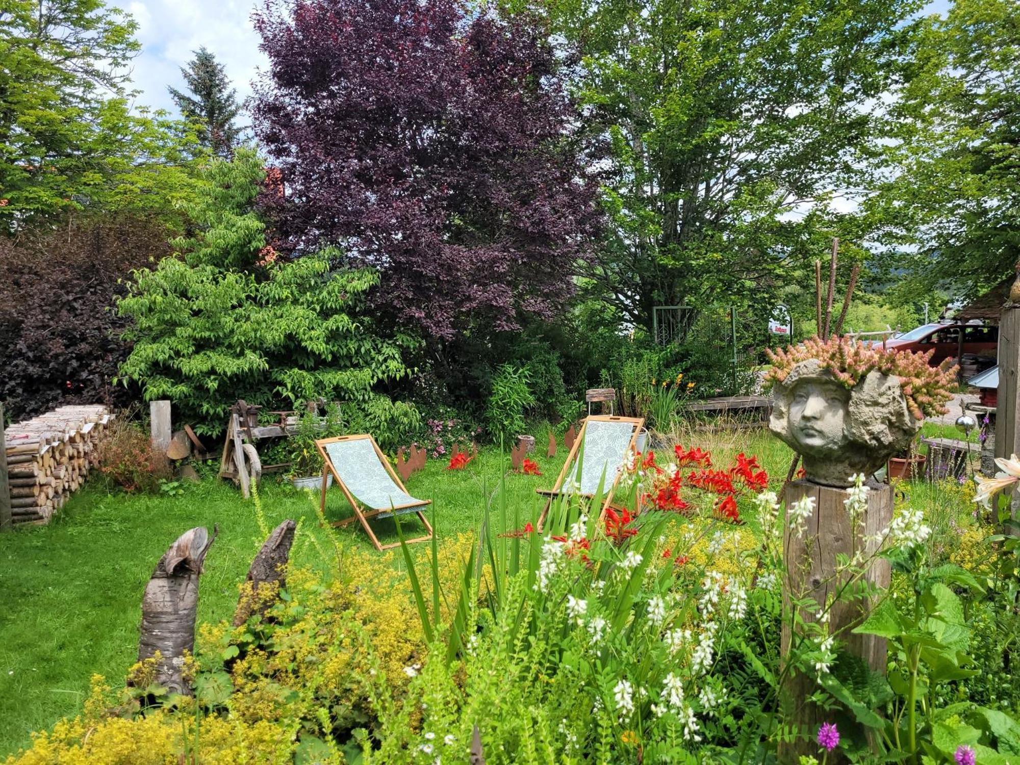 Blick In Den Garten Holzschlag Exterior foto
