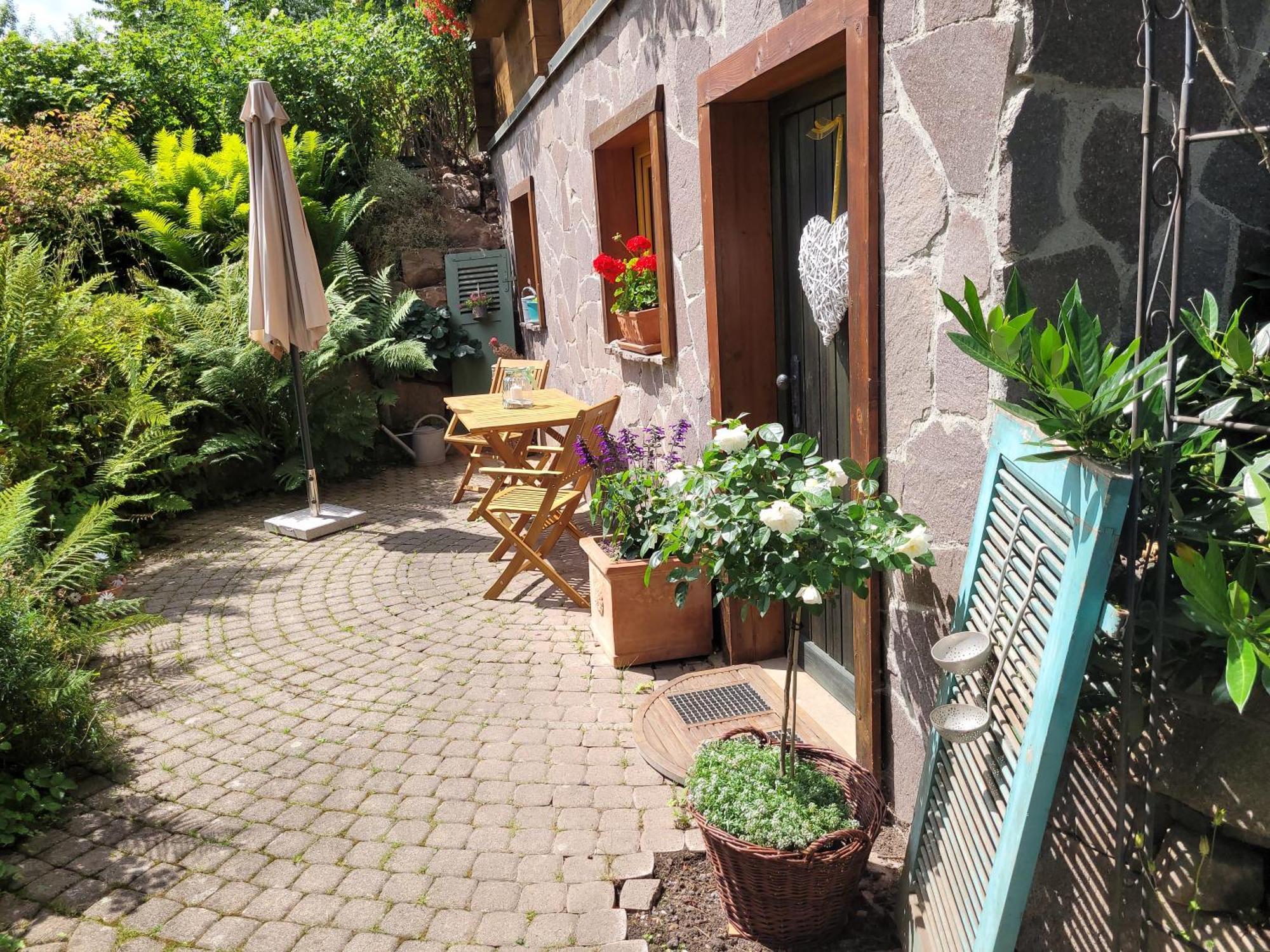 Blick In Den Garten Holzschlag Exterior foto