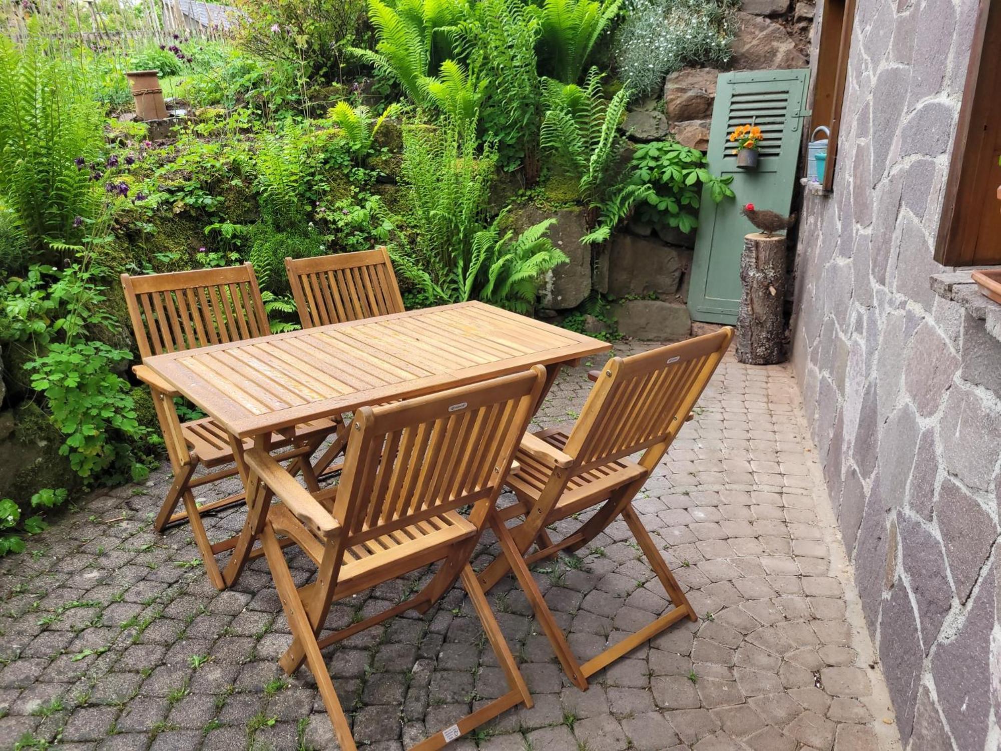 Blick In Den Garten Holzschlag Exterior foto